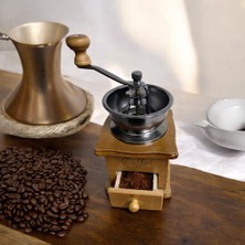 Özel Tasarım  Manuel Kahve Değirmeni Nostaljik Ahşap Kahve Değirmeni Hediyelik
