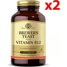 Solgar Brewers Yeast With Vitamin B 12 250 Tablet 2 Adet