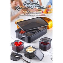 Feyza Design 7 Parça Vakum Kapaklı Hava Almaz Kahvaltı Seti, Pratik ve Güvenli Kullanım