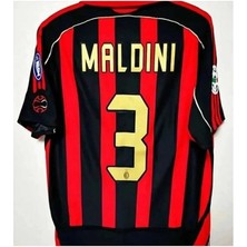 Portego A.c Milan 2006/07 Paolo Maldini Özel Nostalji Forması