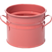 Feyza Design Şık Metal Saksı ve Düzenleyici Kova Seti, Çok Amaçlı Kullanım