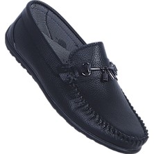 Ayakcenter Mnç T-206 Siyah Erkek Klasik Babet Ayakkabı