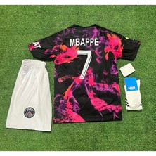 Portego P.s.g 2023/24 Yeni Sezon Kylian Mbappé Eyfel Kuleli Konsept Çocuk Forması  4'lü Set