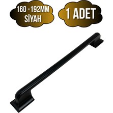 Okyanus Siyah Metal Dolap Kulpu Mobilya ve Mutfak Dolap KULPU(SİYAH)(160-192MM)