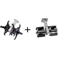 Raider , Roys Benzinli Tırpan Akrep Paletli Çapalama Başlığı Çift Çapa