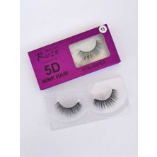 Özgürce Doğal Görünümlü 5d Mınk Kirpik Takımı, Uzun Süre Kalıcı ve Hafif