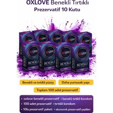 İsmiyle Al Oxlove Benekli Tırtıklı Prezervatif 10 Kutu 100 Adet Ekonomik Paket Daha Yumuşak Dokulu