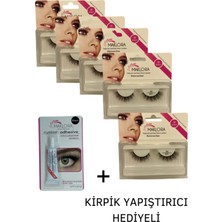 Özgürce Uzun Kirpik Seti E01-5+1, Doğal ve Hacimli Görünüm Için