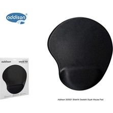 Stylmenplus Addison 300521 Bileklik Destekli Siyah Mouse Pad