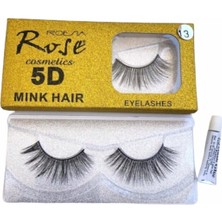 Özgürce 5d Ipek Takma Kirpik No:13, Doğal ve Hacimli Görünüm Için Ideal