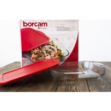 Feyza Design Şık Silikon Kapaklı Kare Borcam Tepsi, Dayanıklı ve Kullanışlı Tasarım