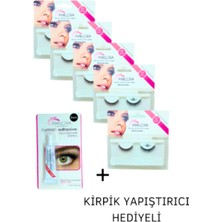 Özgürce Kıpkırmızı 5'li ve 1'li Set, Parlak ve Hacimli Kirpikler Için Ideal