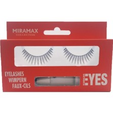 Özgürce Doğal Görünümlü Takma Kirpik NE-7232, Hafif ve Rahat Kullanım