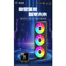 Bubalus Smart Display 360 Black Intel-Amd Uyumlu Işlemci Sıvı Soğutucu
