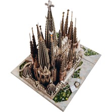 umbum Sagrada Familia 3D Karton Puzzle Yapboz
