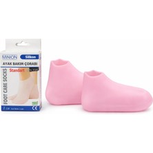 Minion Nemlendirme Etkili Ayak Bakım Çorabı