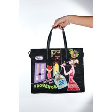 Luvi B35089 Siyah Kadın Kol Çantası