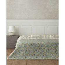 English Home Bloom Rhombus  King Size Çok Amaçlı Örtü 220x240 cm Yeşil