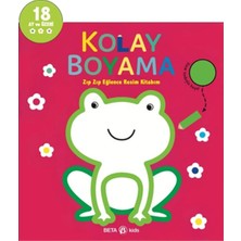 Beta Kids Kolay Boyama Zıp Zıp Eğlence Resim Kitabım