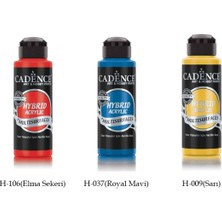 Cadence Multisurface Hibrit Boya 120 ml Set3 ( Sarı, Elma Şekeri ve Royal Mavi)
