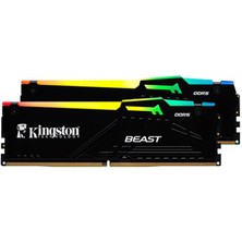 Kingston Krk 64 GB Ddr5 6400 Kıngston Beast Rgb Expo KF564C32BBEAK2-64TR Krk