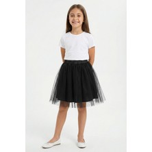 Kinderos Beli Lastikli Kız Çocuk Tütü Etek - 26Y 1621