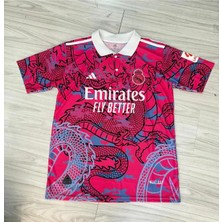 Portego Real Madrid Isimsiz Yakalı Pembe Dragon Forması