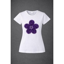 Dıgıl Kids Papatya Desenli Kısa Kol Likralı Penye