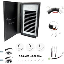 Özgürce Ipek Kirpik 10 Numara Çek Tak C Model, Kolay ve Hacimli Uygulama