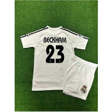 Portego Real Madrid 2004/05 Sezonu David B.e.c.k.h.a.m Nostalji Çocuk Forması (White)
