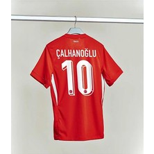 Portego Türkiye Euro 2024 Futbol Şampiyonası Hakan Çalhanoğlu Iç Saha Forması (Red)