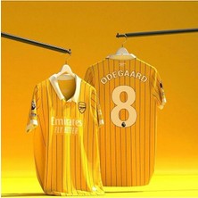Portego A.r.s.e.n.a.l 2024/25 Sezonu Martin Ødegaard Özel Konsept Forması (Yellow)