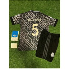 Portego R.e.a.l M.a.d.r.i.d 2024/25 Yeni Sezon Jude Bellingham Çocuk Forması 4'lü Set (Thırd Shirt)