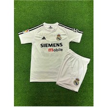 Portego Real Madrid 2004/05 Sezonu David B.e.c.k.h.a.m Nostalji Çocuk Forması (White)
