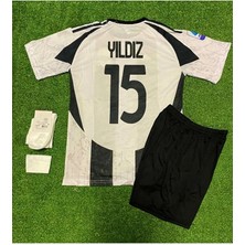 Portego Juventuss 2024/25 Yeni Sezon Kenan Yıldız Iç Saha Çocuk Forması 4'lü Set (15)