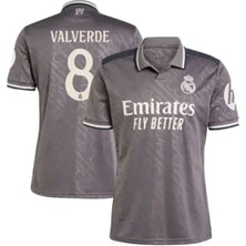 Portego R.e.a.l Madridd 2024/25 Yeni Sezon Federico Valverde Alternatif Forması (Thırd Shırt)
