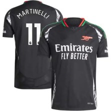 Portego A.r.s.e.n.a.l 2024/25 Yeni Sezon Gabriel Martinelli Deplasman Forması (Black)