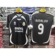 Portego R.madridd 2006/07 Sezon Ronaldo Nazario Deplasman Forması (Black)