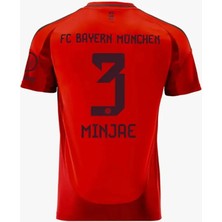 Portego B. Münih 2024/25 Yeni Sezon Kim Min-Jae Iç Saha Forması (Red Kit)