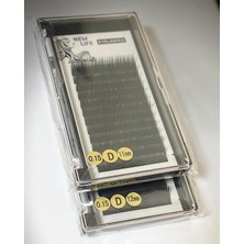 Özgürce Dik Düz Kirpikler 11-12MM 0,15 Kalınlık, 2 Kutu, Doğal ve Şık Görünüm