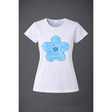 Dıgıl Kids Papatya Desenli Kısa Kol Likralı Penye