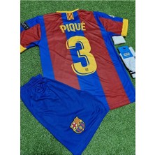 Portego Barcelona 2011 Şampiyonlar Ligi Finali Gerard Pique Çocuk Forması 4'lü Set