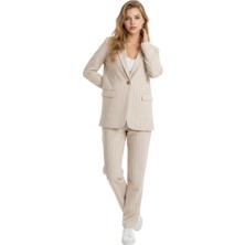 Batik Kadın Çift Düğmeli Arkadan Yırtmaçlı Ceket BAT.55001