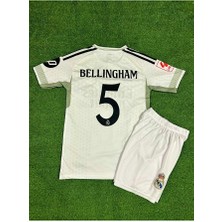 Portego Real Madrid 2025-26 Yeni Sezon Jude Bellingham Iç Saha Çocuk Forması 2'li Set