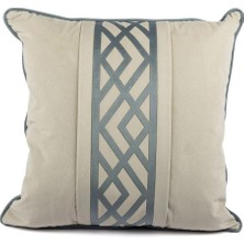 Mikasa Moor Amira Mavi Bordürlü 55X55 Yastık