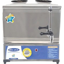 İdeal Çelik 40 Lık Çay Kazan Elektirikli Düz Vd