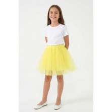 Kinderos Beli Lastikli Kız Çocuk Tütü Etek - 26Y 1621