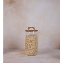 Feyza Design Mega Boy 3250 ml Akasya Vakumlu Cam Kavanoz ile Tazelik ve Şıklık