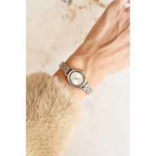 Oqqo Selene Taşlı Kadran Gri Kadın Kol Saati