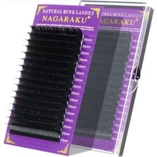 Özgürce Kıvrımlı Ipek Kirpik 9mm Uzunluk - Doğal ve Hafif Görünüm